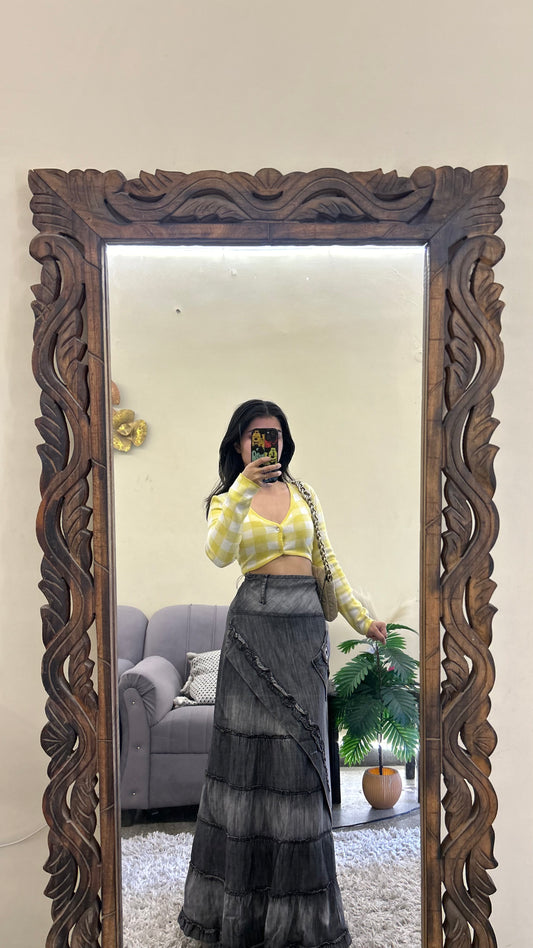 33) Korean skirt 28 waist/l:36