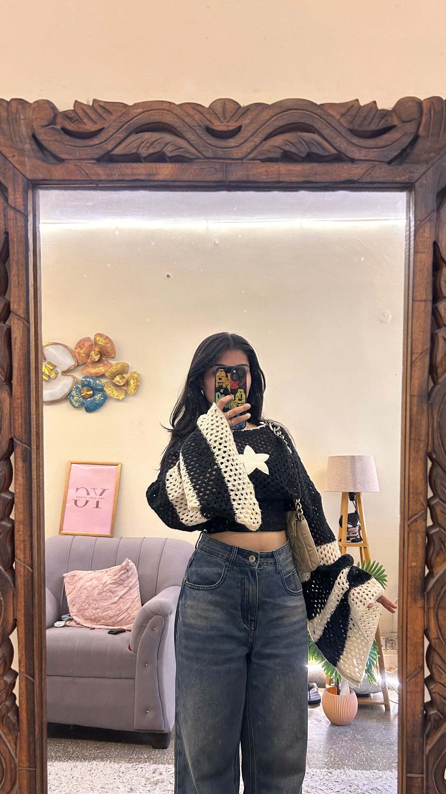 69)Semi winter cute tops🌸34-36