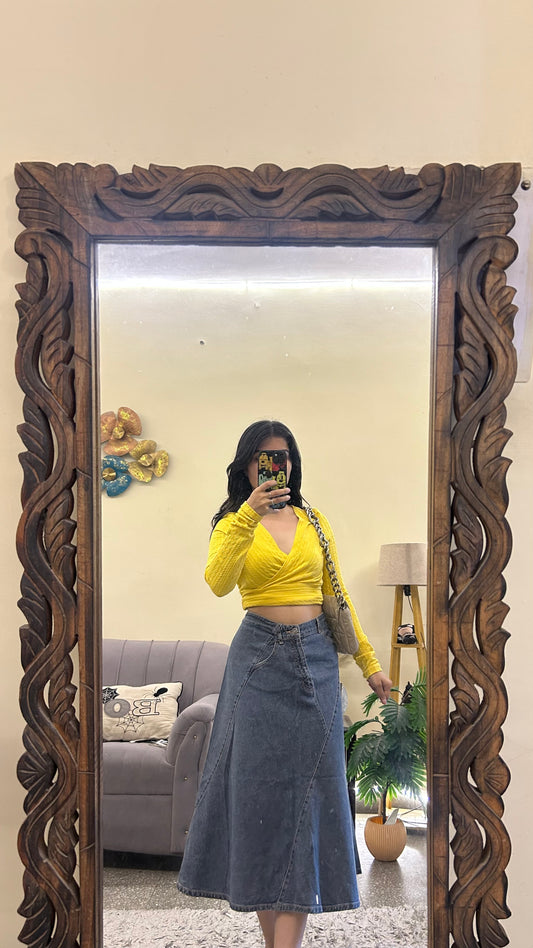 85) Korean skirt 32 waist/l:28