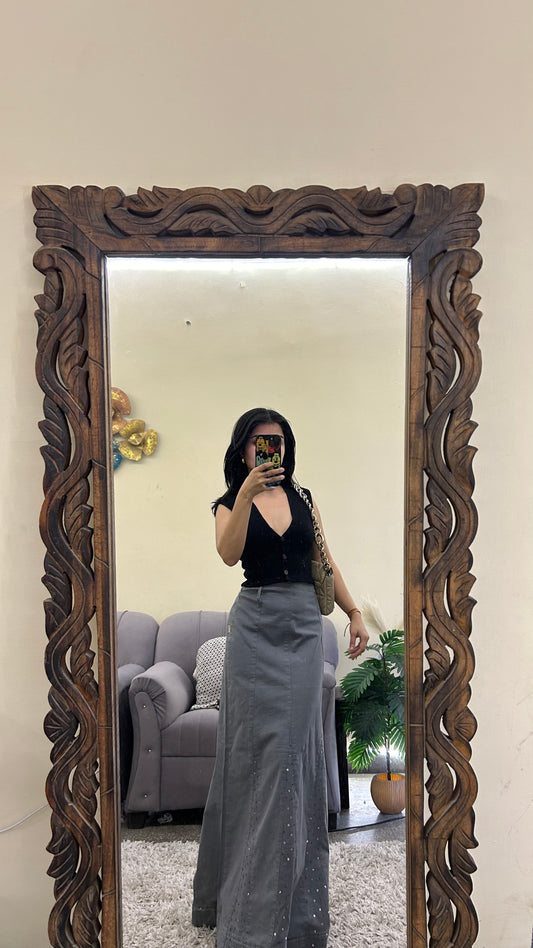 15) Korean skirt 35 waist/l:41