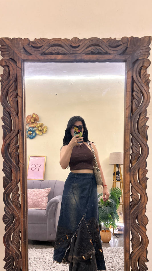 5)korean skirts waist - 32/L 32