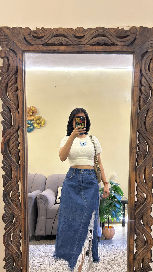 51) korean skirt 28 waist/l:29