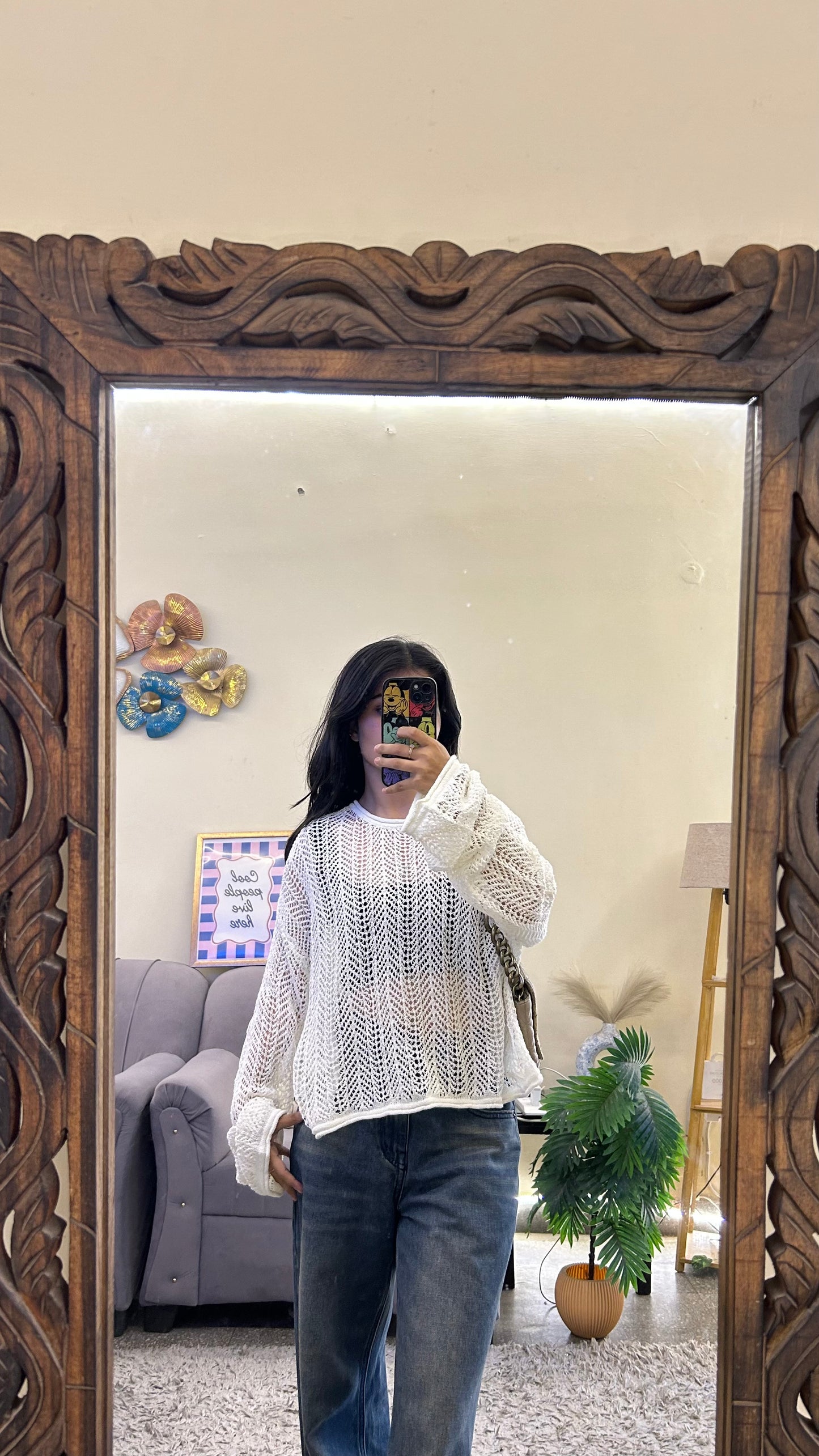 Cute crochet top 32-34 bust
