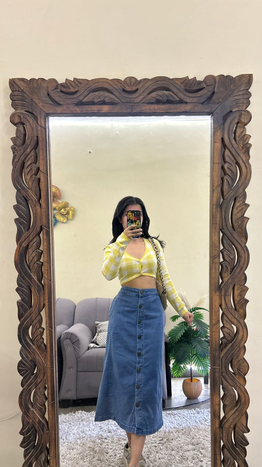 34) Korean skirt 34 waist/l:28