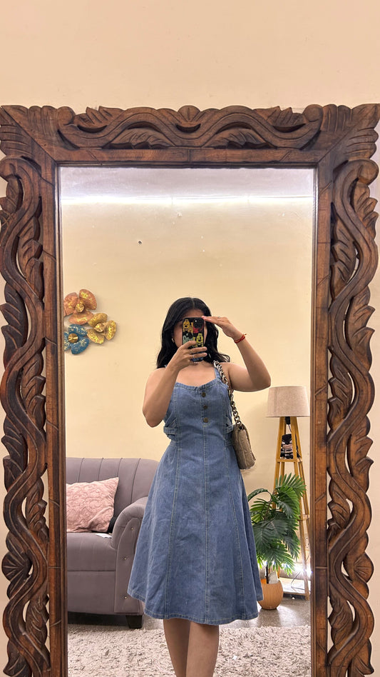 108} cute short dress bust- 32/ L -36