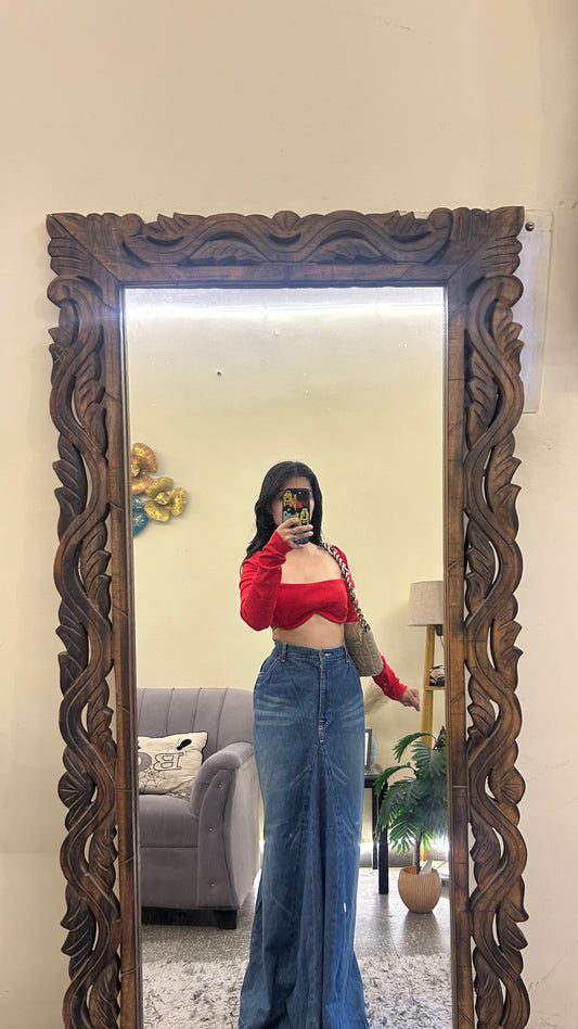 69) Korean skirt 38 waist/l:42