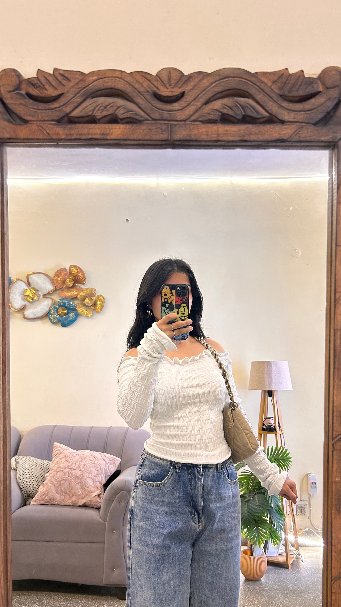 18) cute top zara 34-36 bust