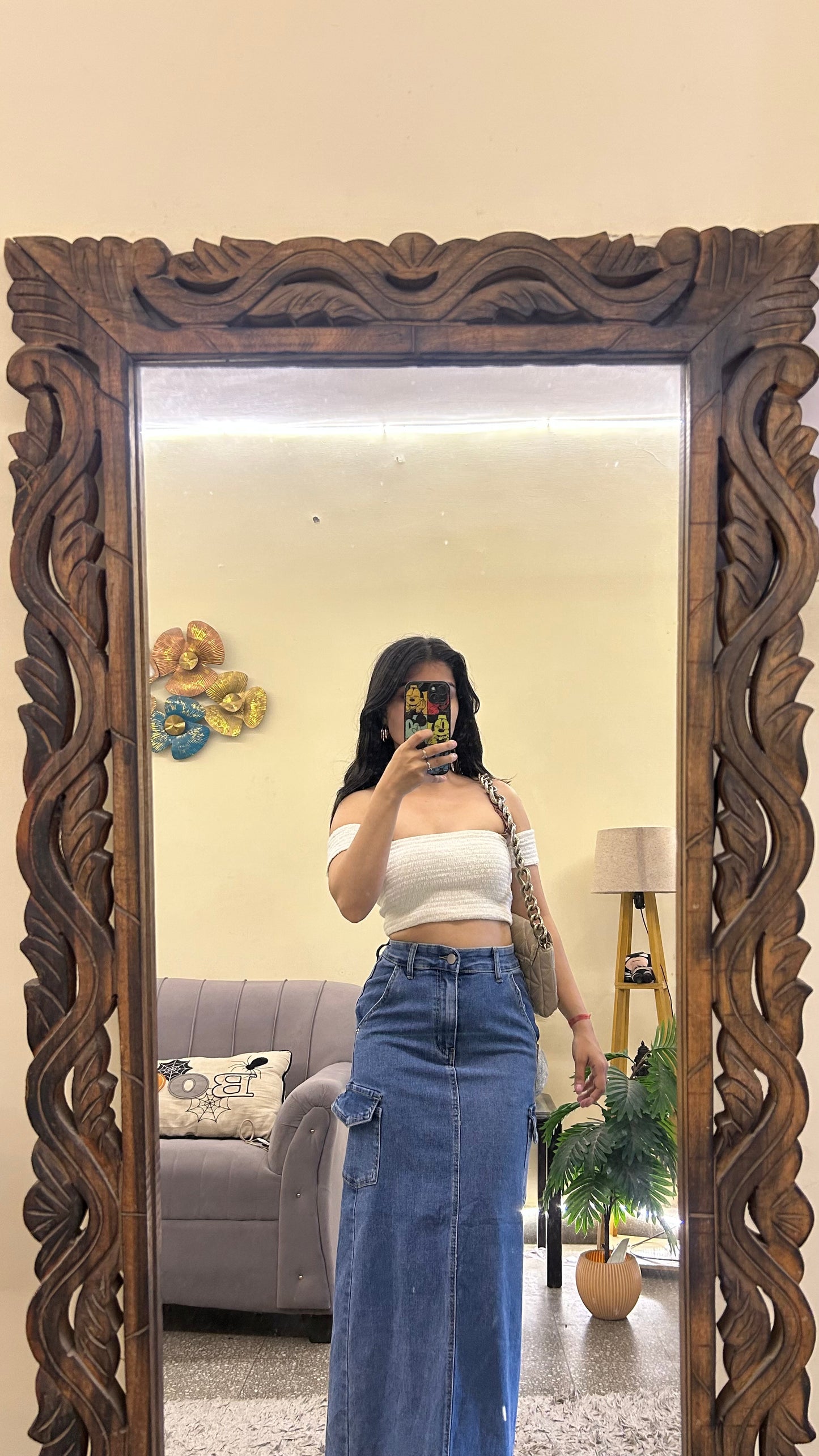 99) Korean skirt 24 waist/l:36
