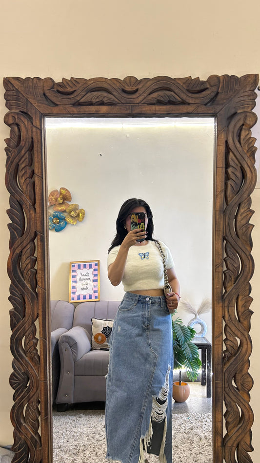 11) Korean skirt 28 waist/l:32
