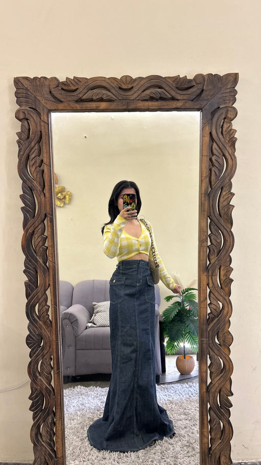 32) Korean skirt 32 waist/l:42
