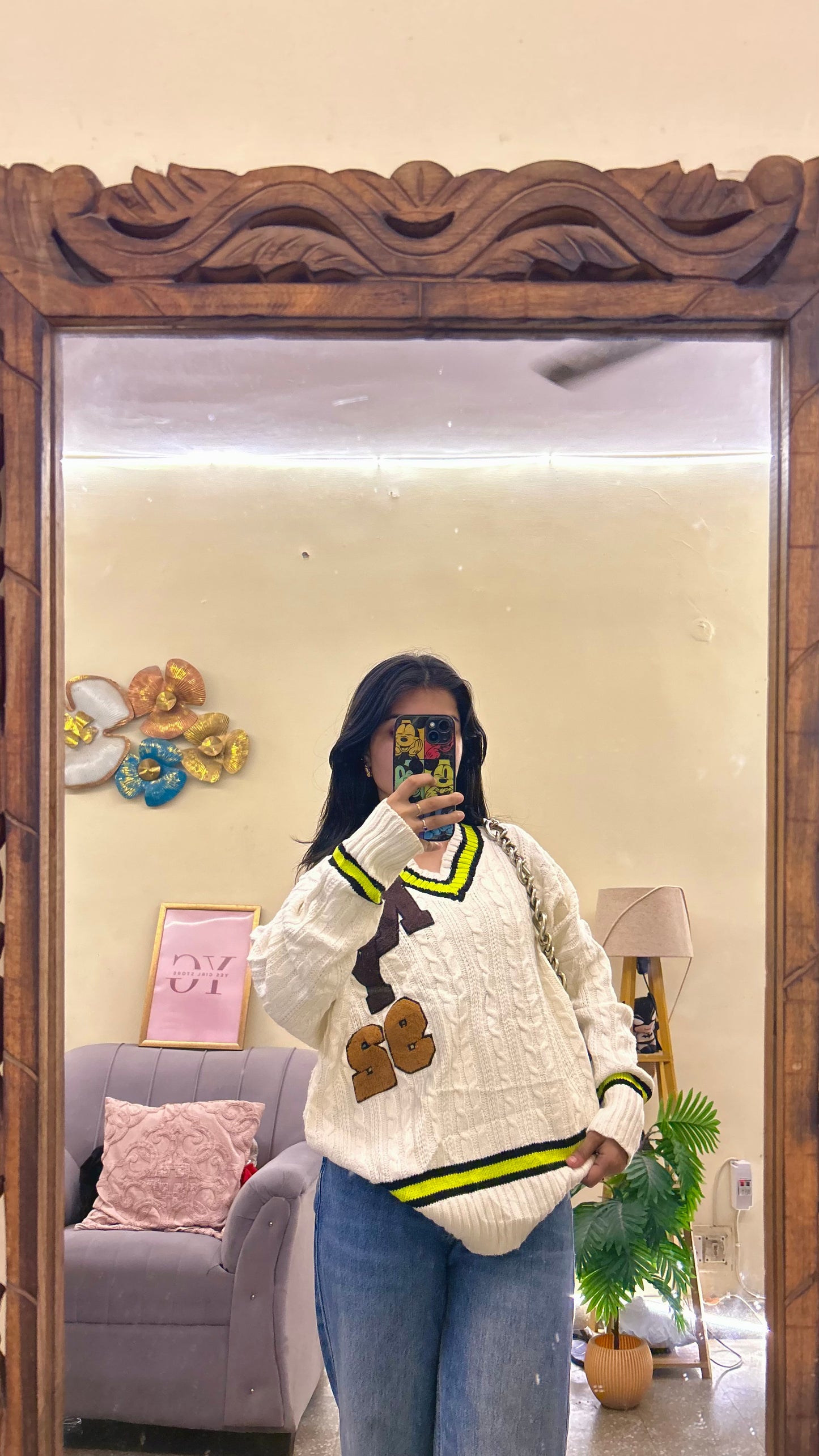 39)pintrest sweater size: M