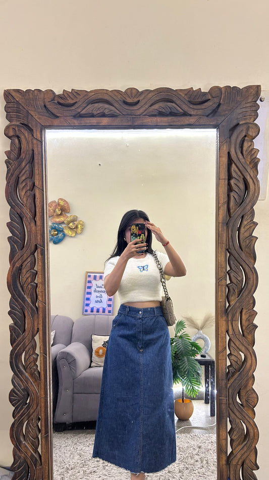 84) Korean skirt 30 waist/l:28