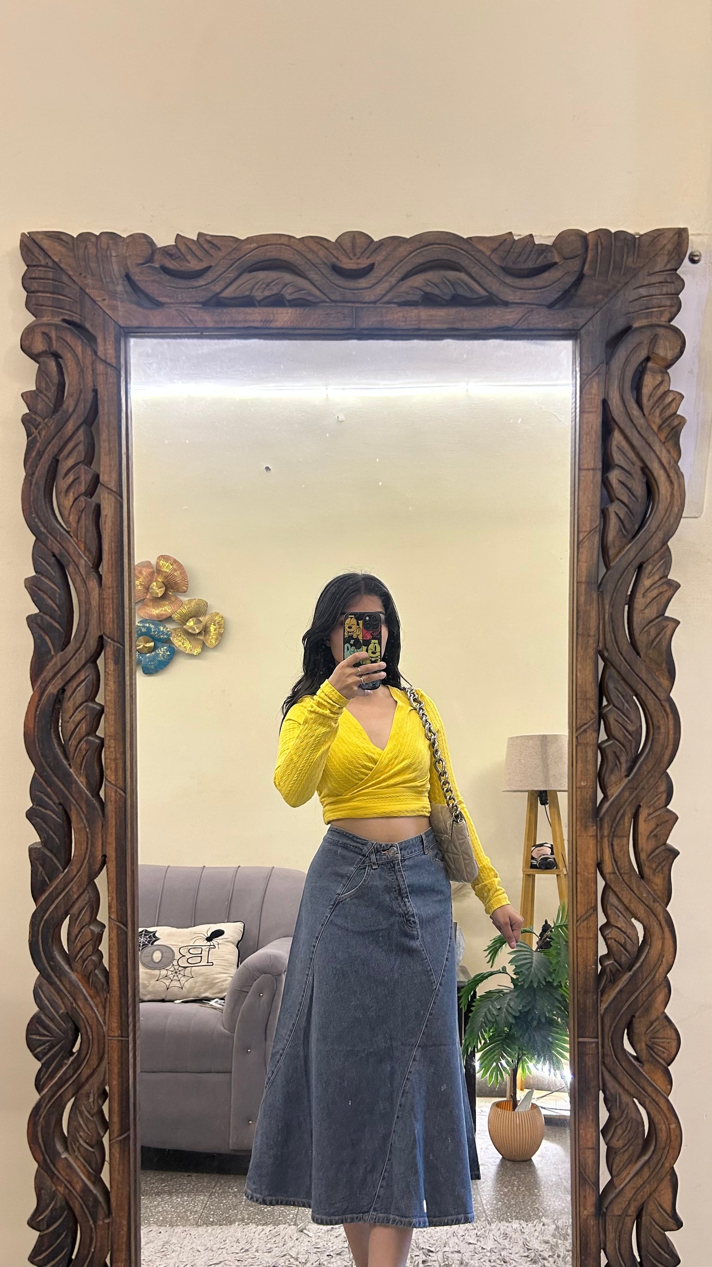 85) Korean skirt 32 waist/l:28