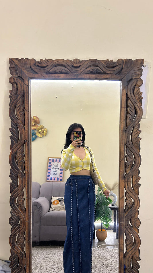 48) Korean skirt 32 waist/l:37