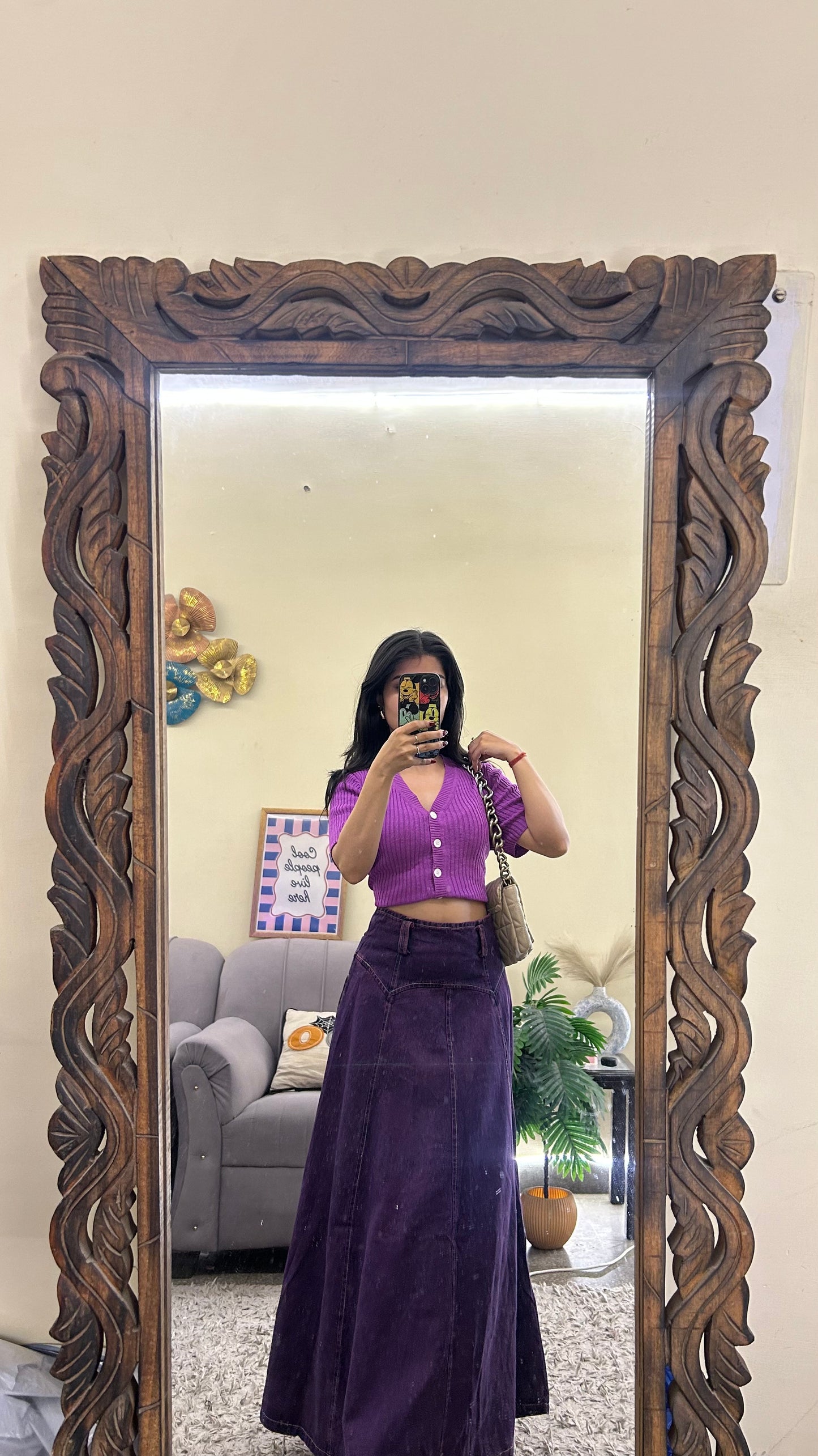 31) Korean skirt 26 waist/l:35