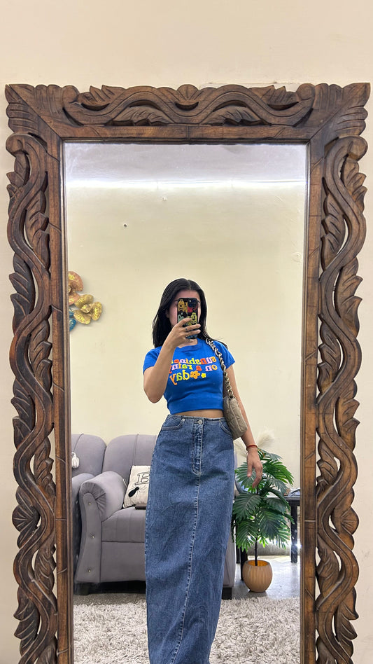 15) korean skirt waist 30 /l: 37