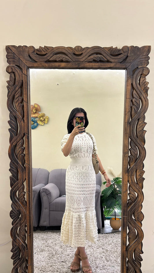 Crochet dress size S