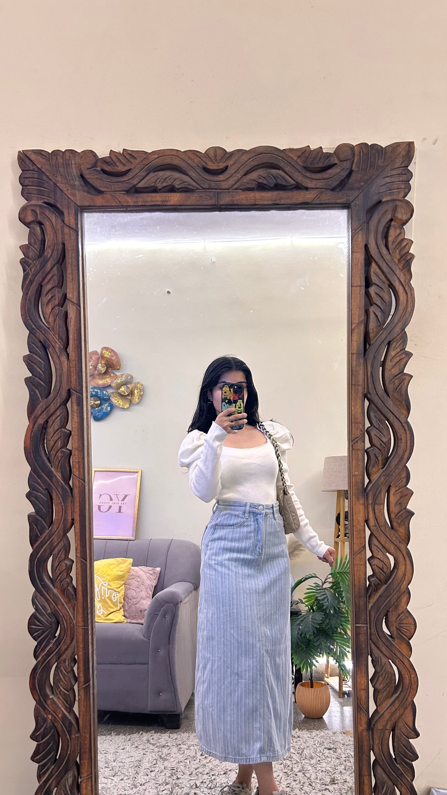 24)korean skirts waist - 26/L 32