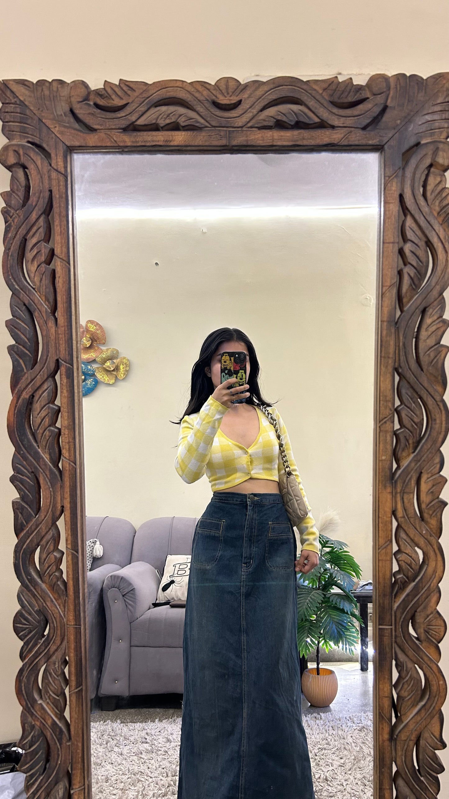8) korean skirt 30 waist/l:37