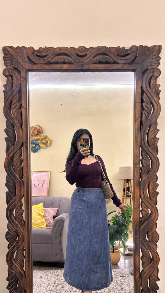 6) semi winter cute top 32-34 bust