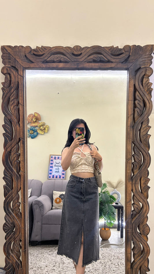 94) Korean skirt 26 waist/l:27