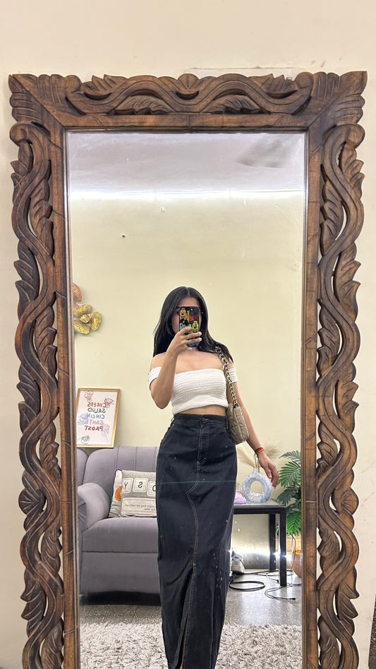 69) Korean skirt 34 waist/l:37