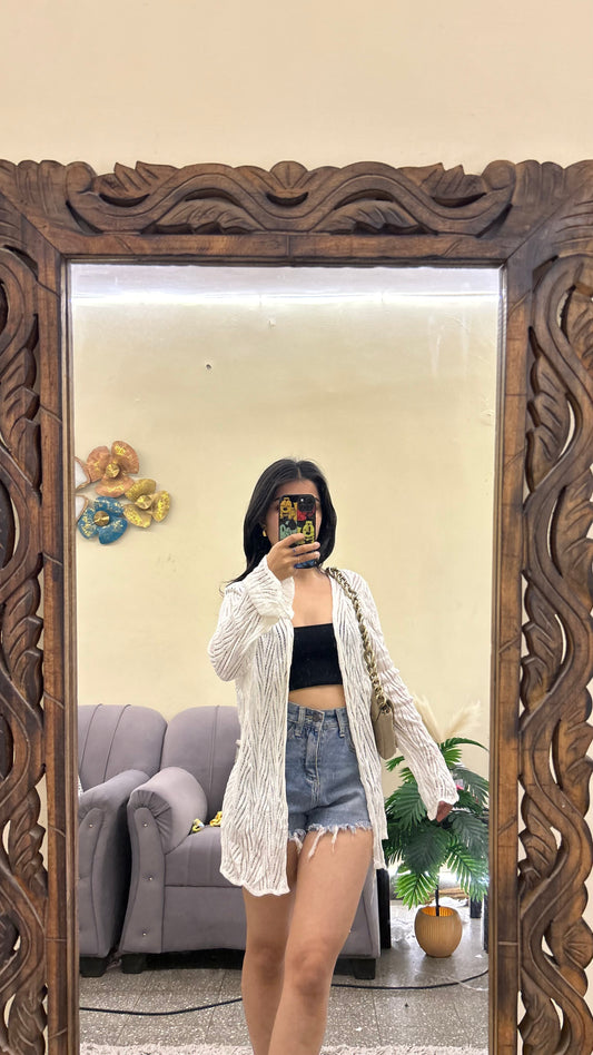 Crochet shrug S-M