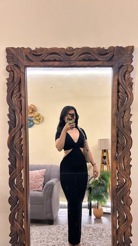 13) cute dress bust-32-34 / L -56