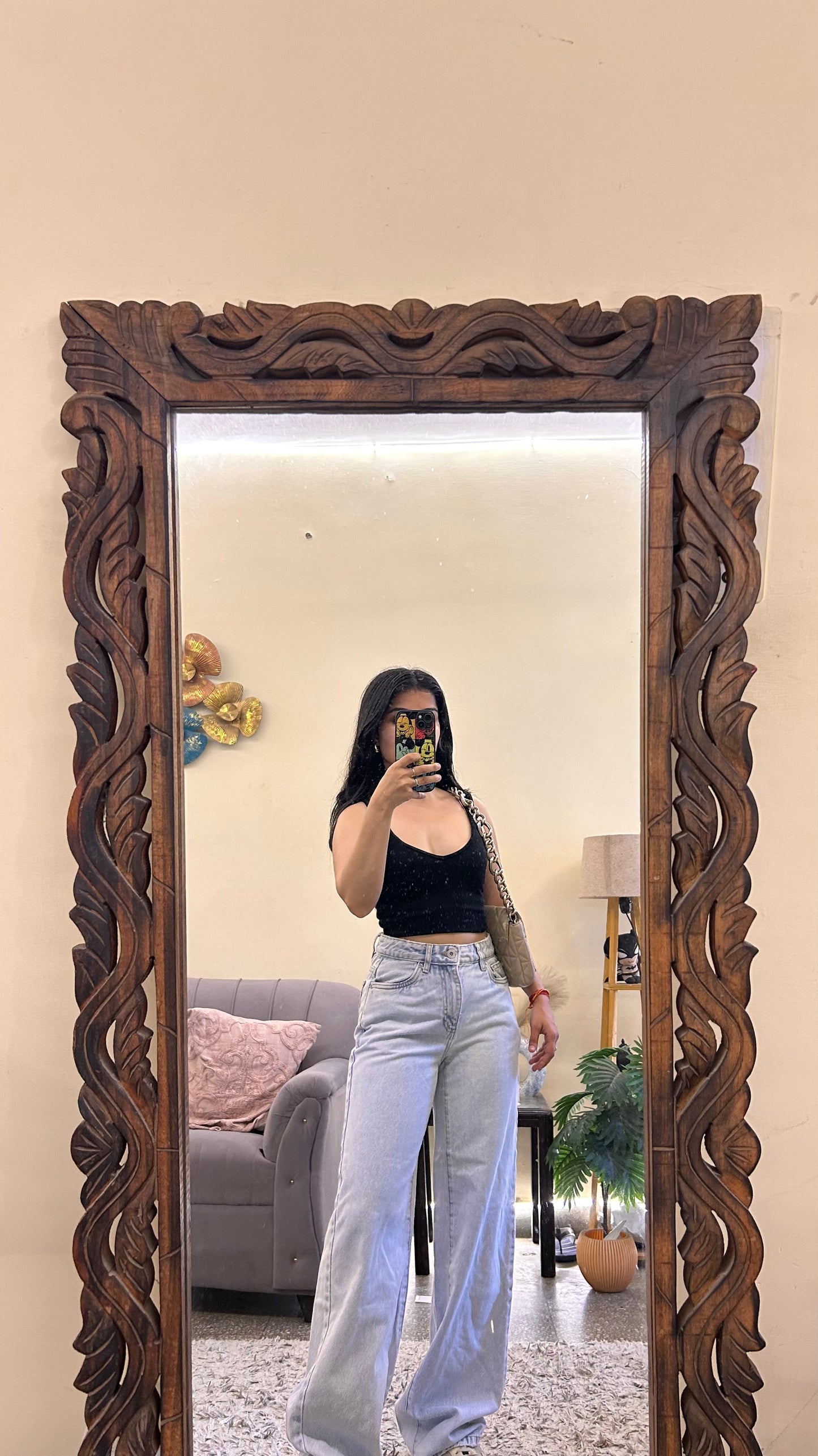 8) thrifted jeans waist - 26/ L-41