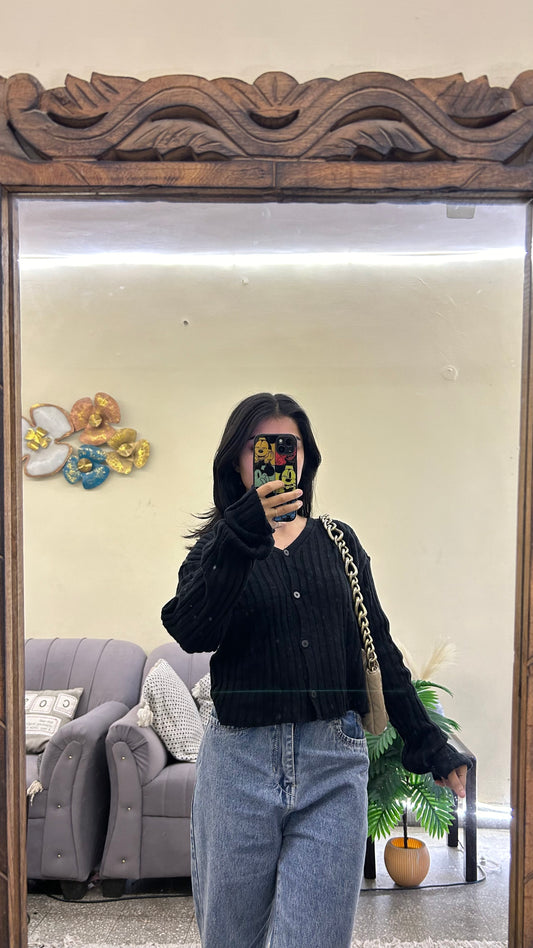 Thirfted light sweater S-M