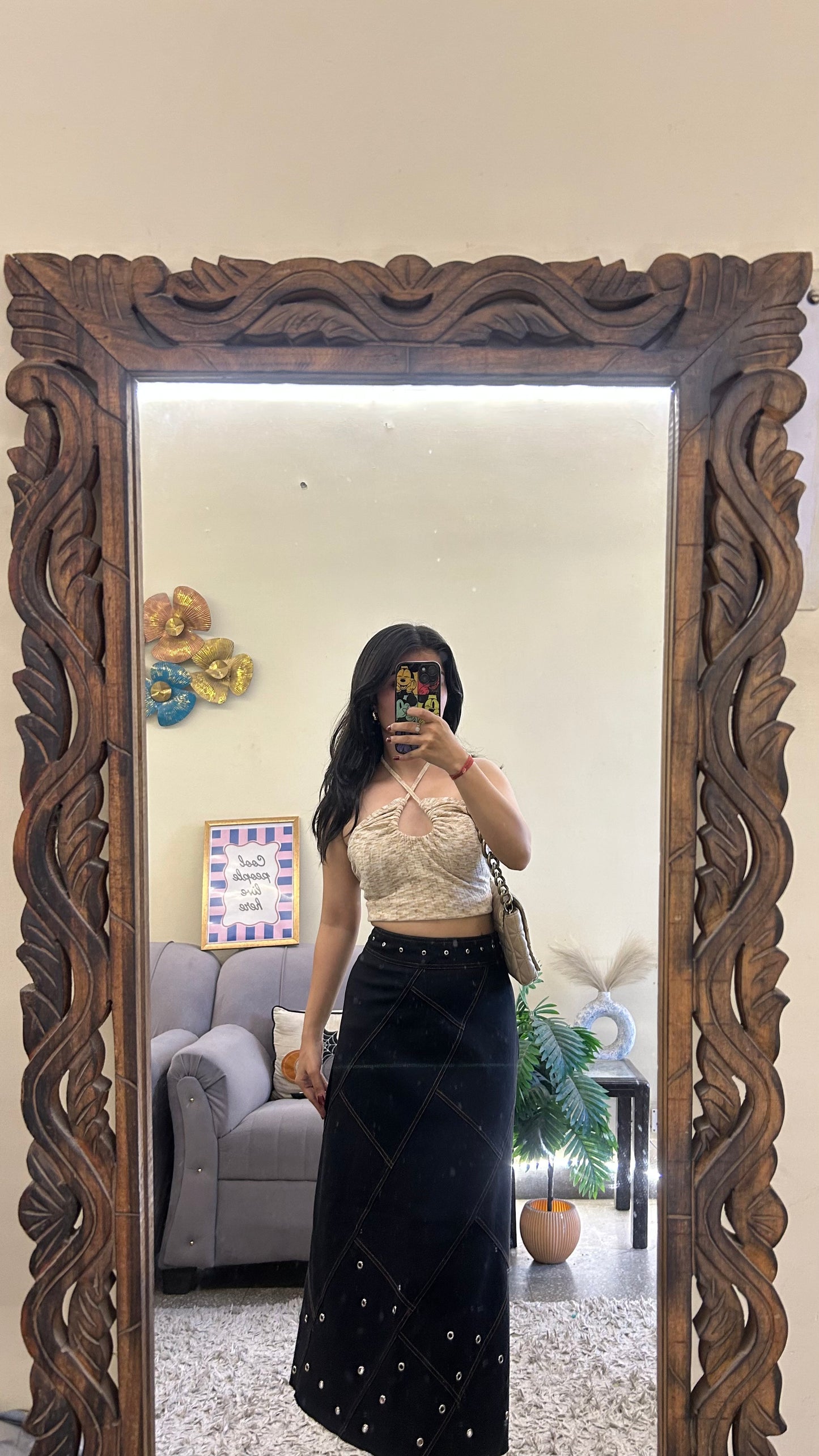25) Korean skirt 28 waist/l:30