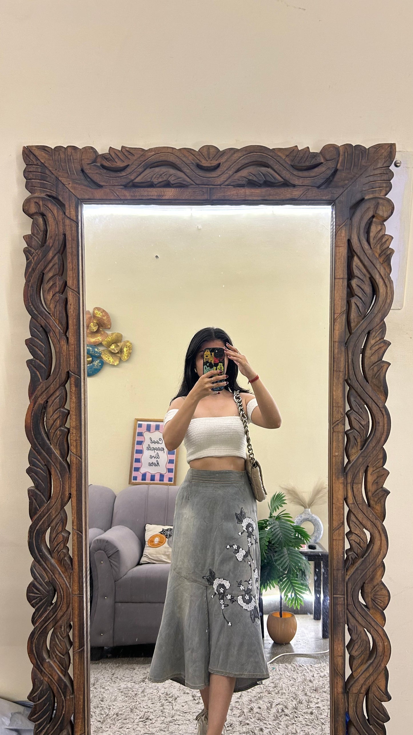 57) Korean skirt 30 waist/l:29
