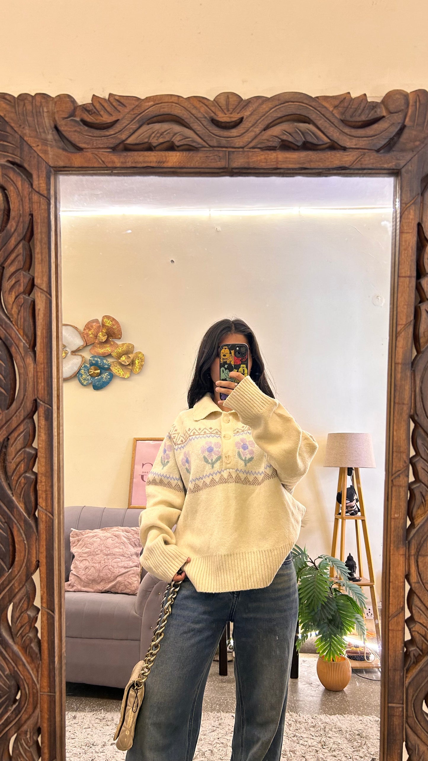 58)pintrest sweater size m-l