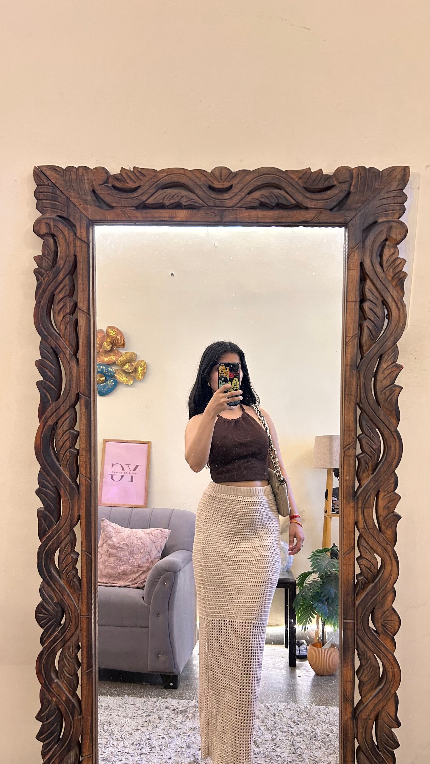 31.crochet skirt with layer waist 28-31 L-37
