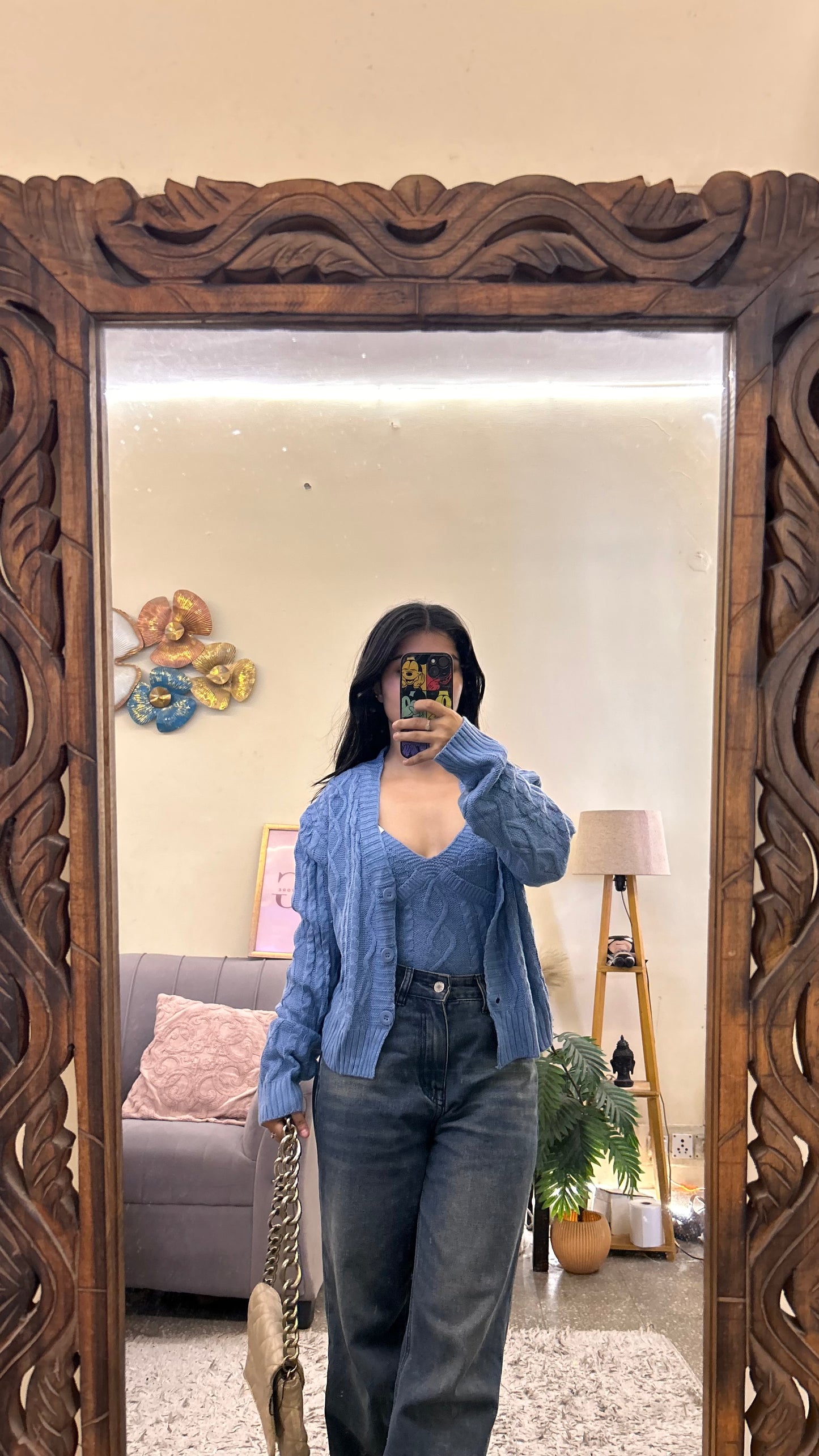 Cute sweater (with top inside) 32-34 bust