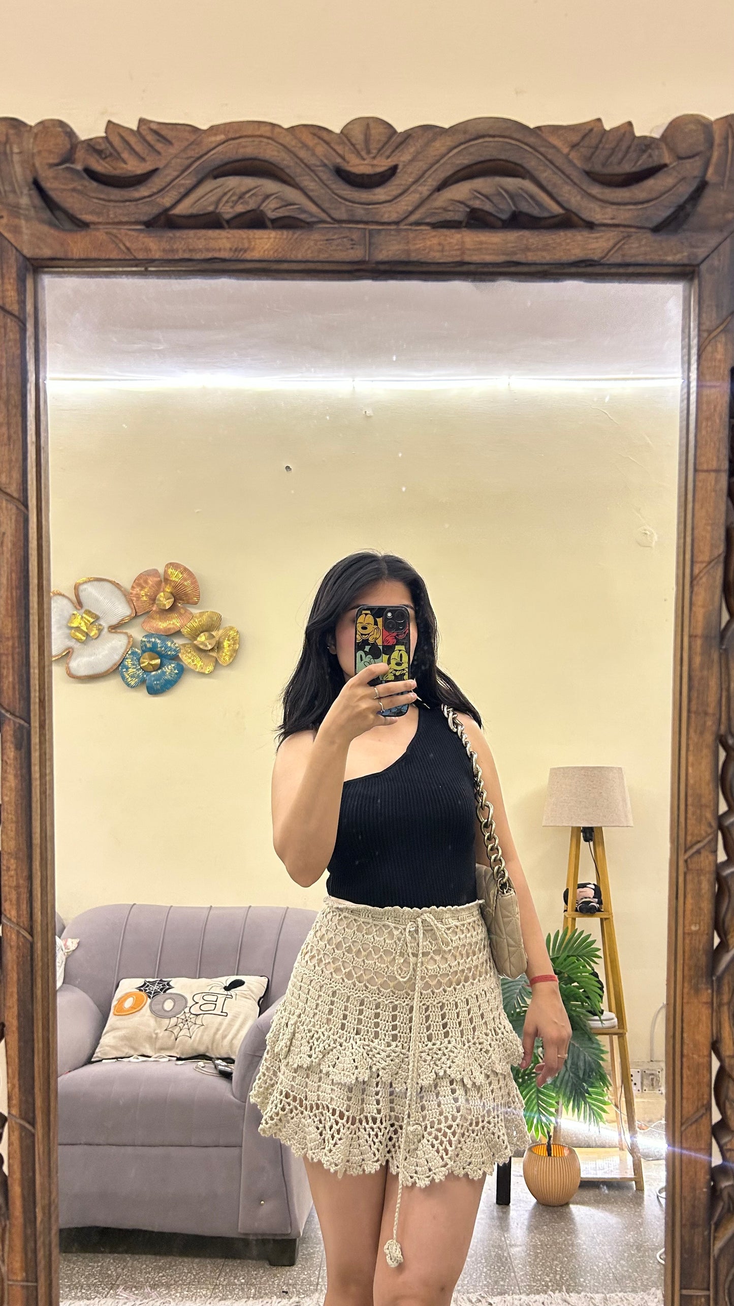 Cute top 32-34 waist/l:15