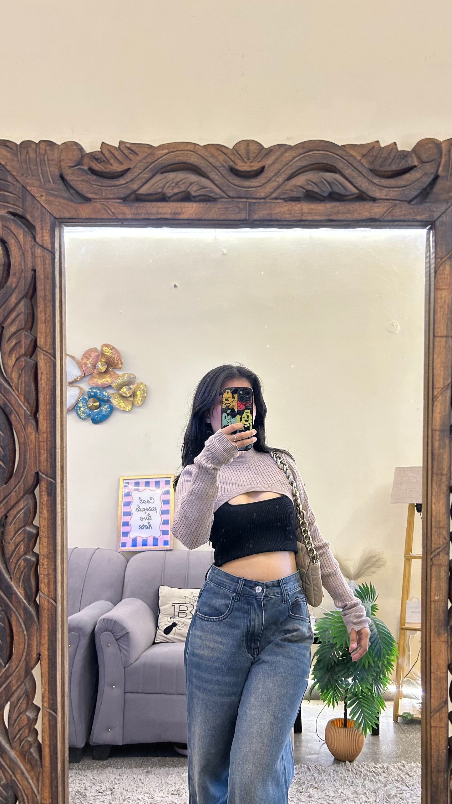 Cute top (warm) xs