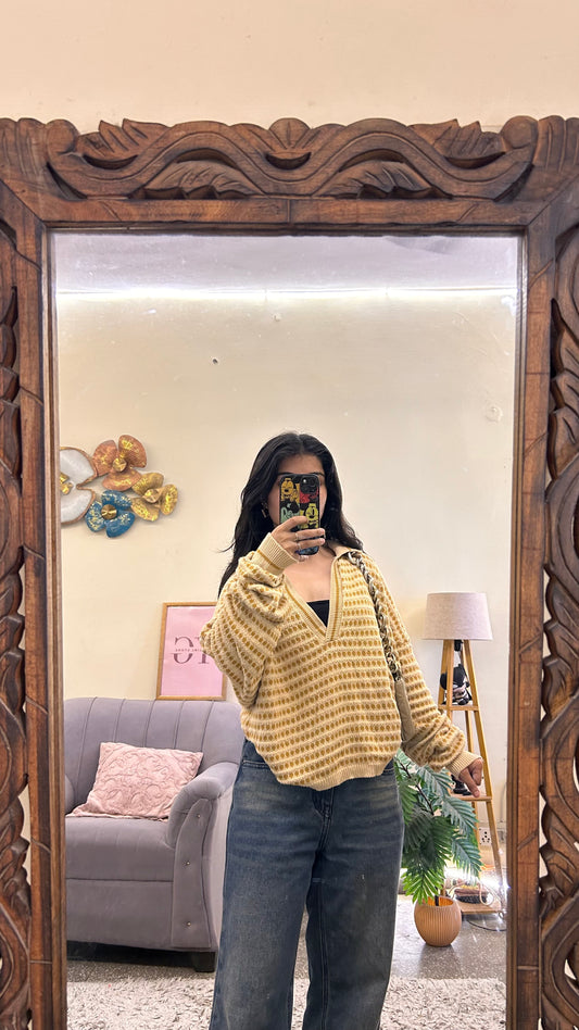 16)pintrest sweater size -M-L