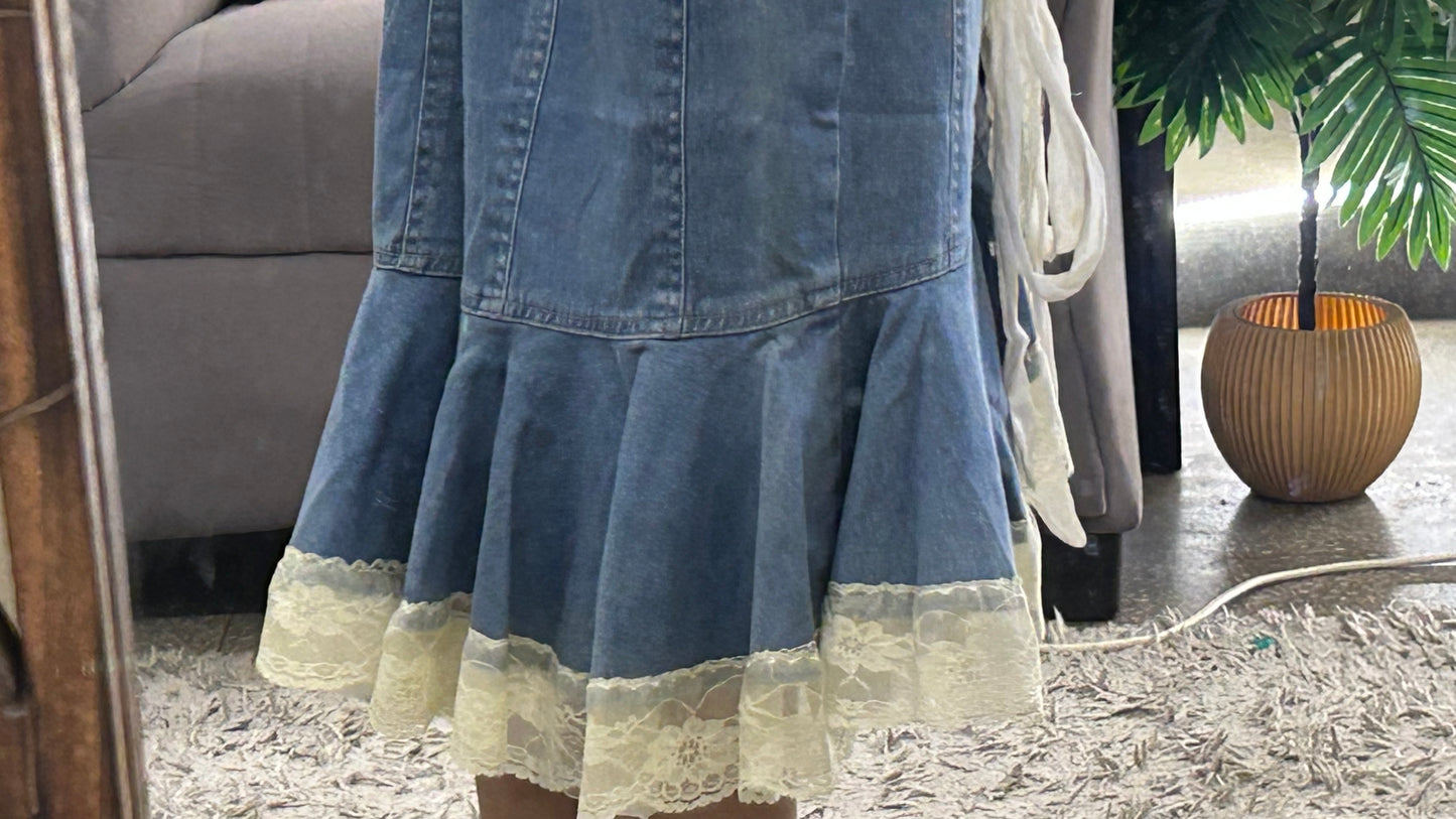 33) Korean skirt 32 waist/l:37
