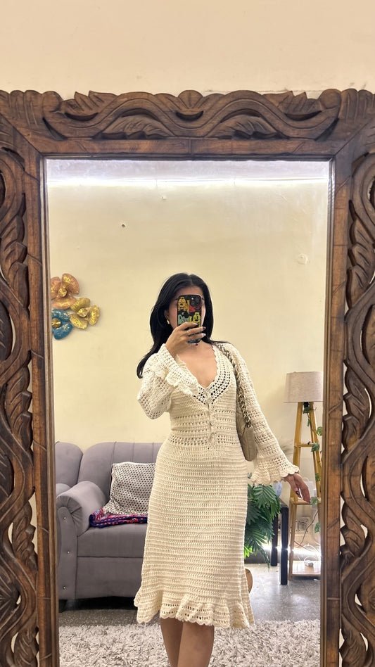 Crochet dress 36 bust/l:38
