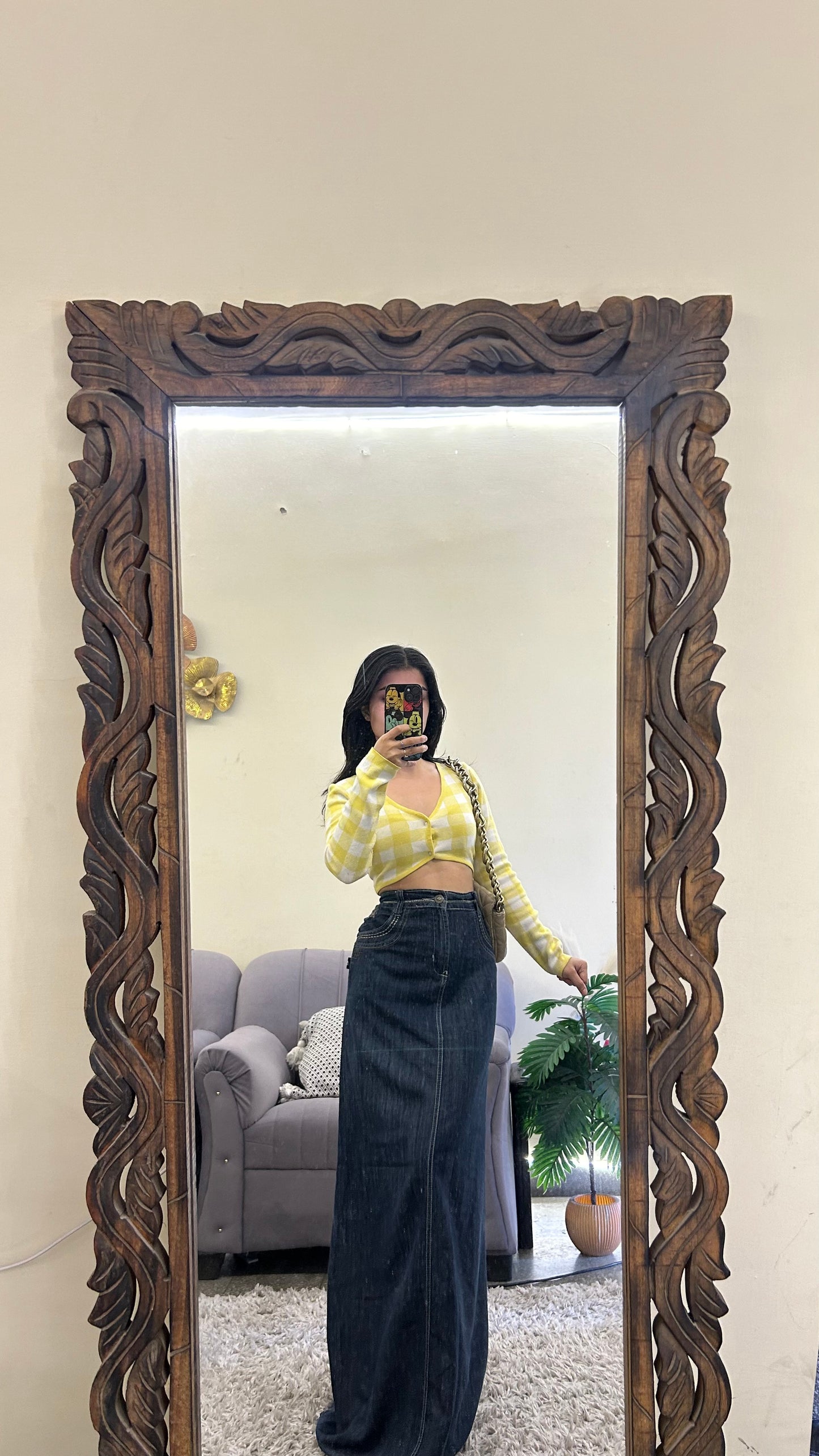 21) Korean skirt 32 waist/l:43