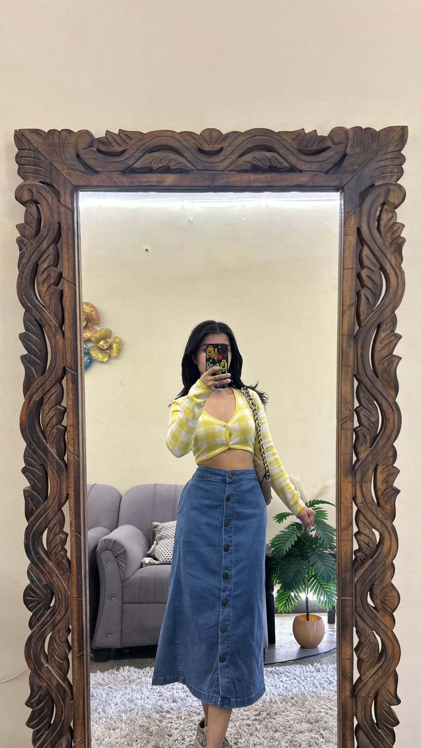 34) Korean skirt 34 waist/l:28