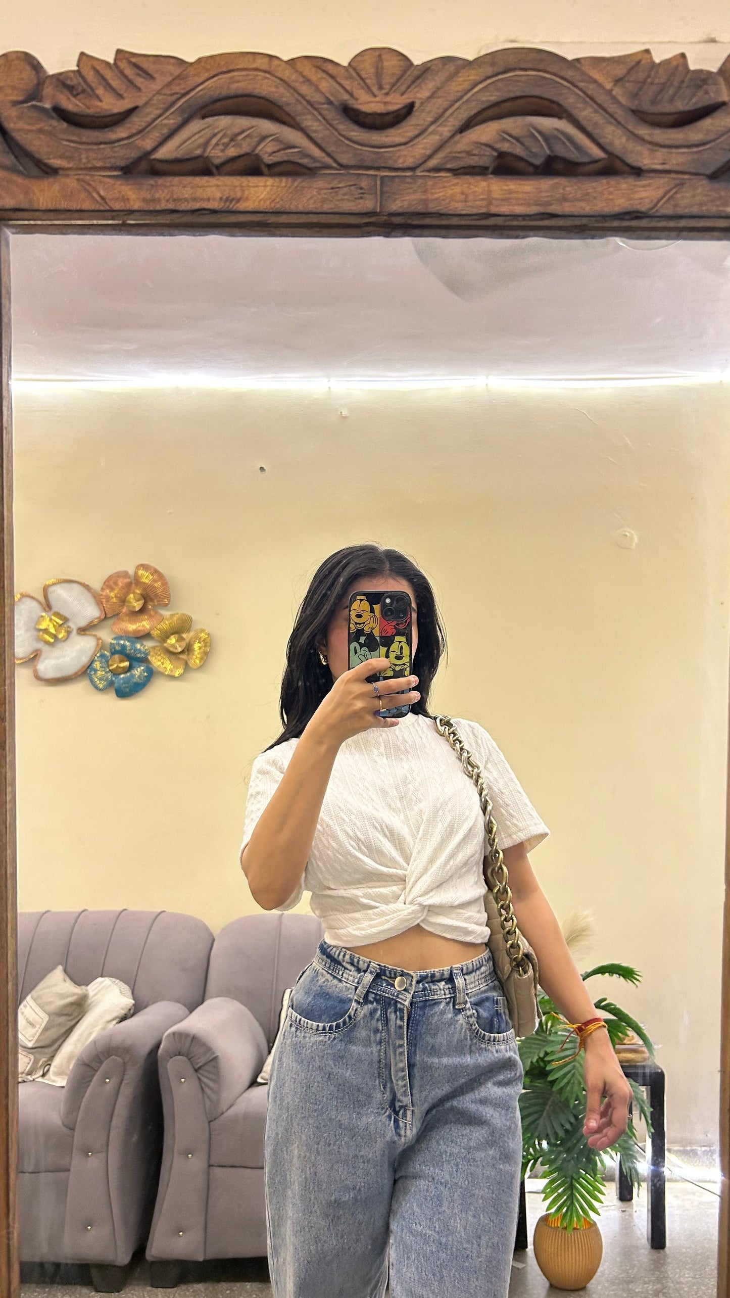 Cute top 36-38 bust/32-34 waist