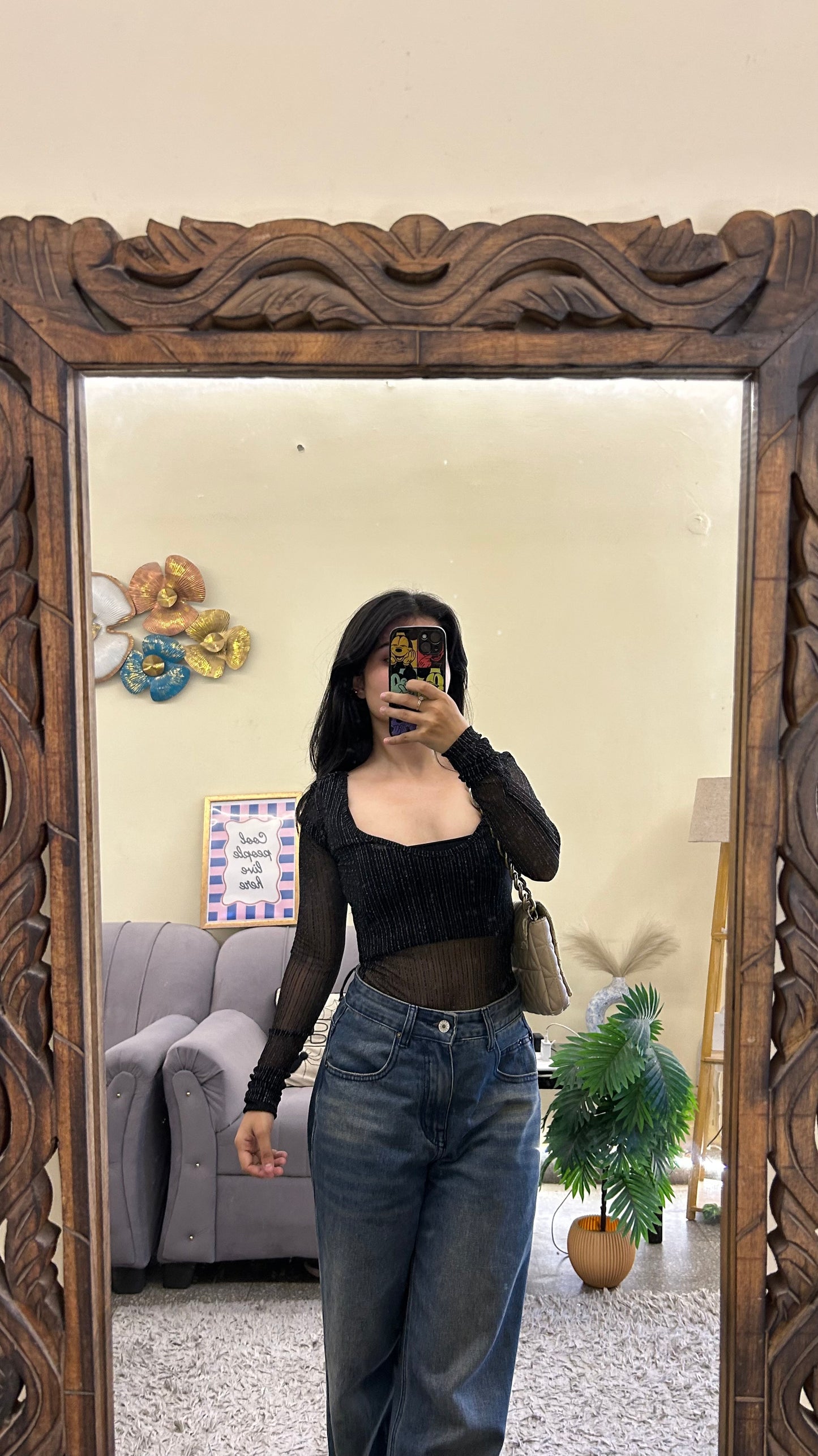 Zara mesh bodysuit 28-32 bust