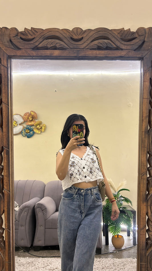 Crochet top 32 bust