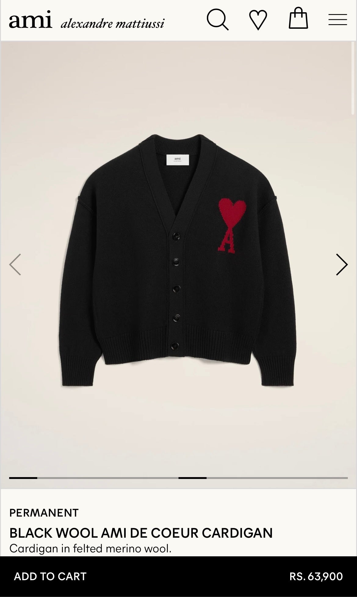9) unisex Ami paris sweater size:S-M( original price 64k)