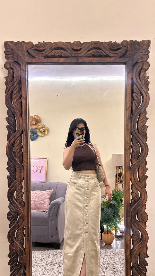 1) korean skirts waist - 26/L 36