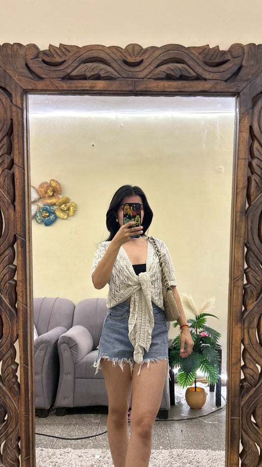 Crochet top L 38-40 bust