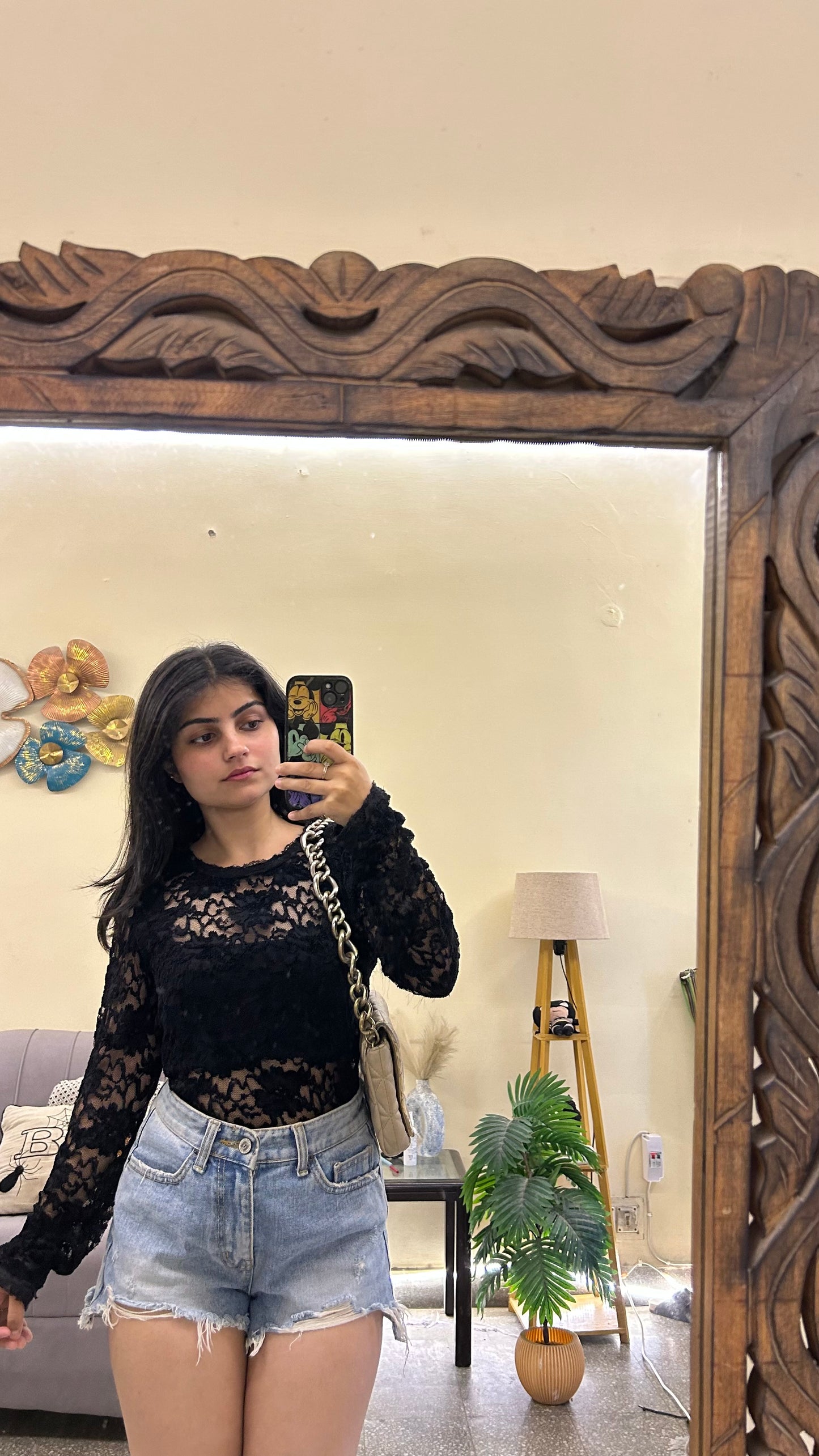 Cute net top 32-34 bust