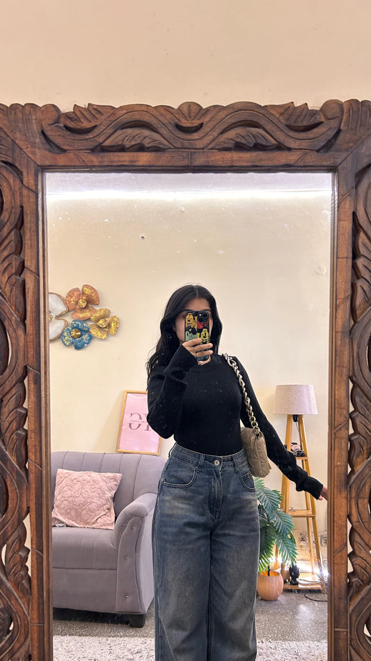 10)semi-winter cute top bust-32-34 bodysuit